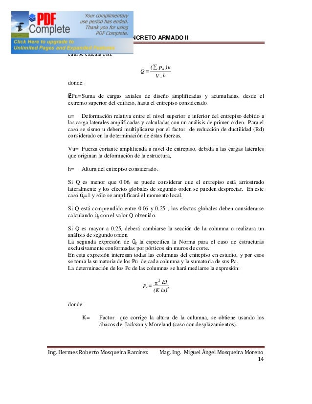 Analisis Y Diseno Por Flexocompresion