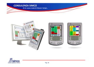 CONSULENZA SIMCO
      2) Un nuovo modo di rilevare i tempi…




                                      Pag. 18
 