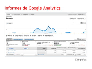 Informes de Google Analytics




                               Campañas
 