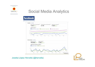 Social Media Analytics




Joseba López Hervella (@hervella)
 