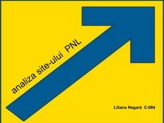Liliana Negară  C-084 analiza site-ului  PNL 