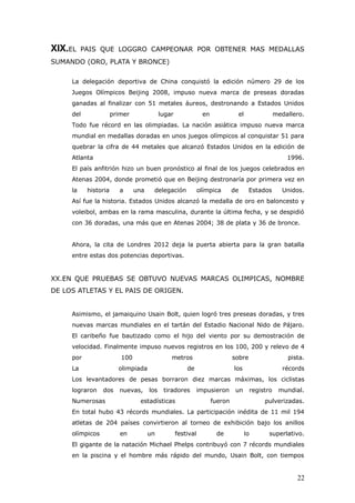 La historia de las olimpiadas