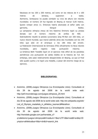 La historia de las olimpiadas