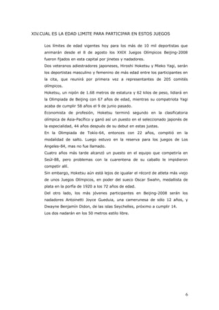 La historia de las olimpiadas