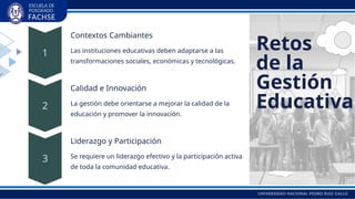 La Gestión Educativa: Enfoques y Modelos | PPTX