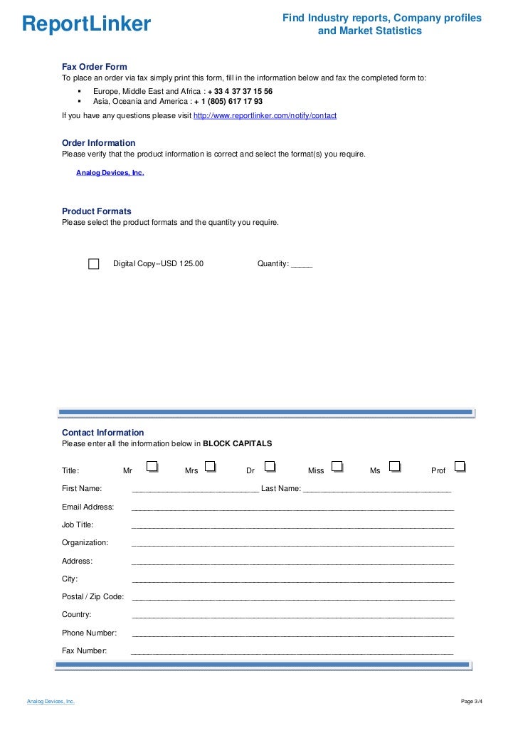 Analog Devices, Inc.