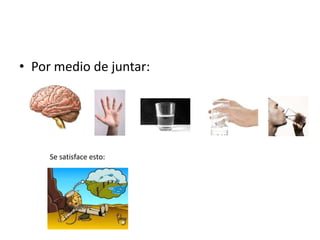 • Por medio de juntar:
Se satisface esto: