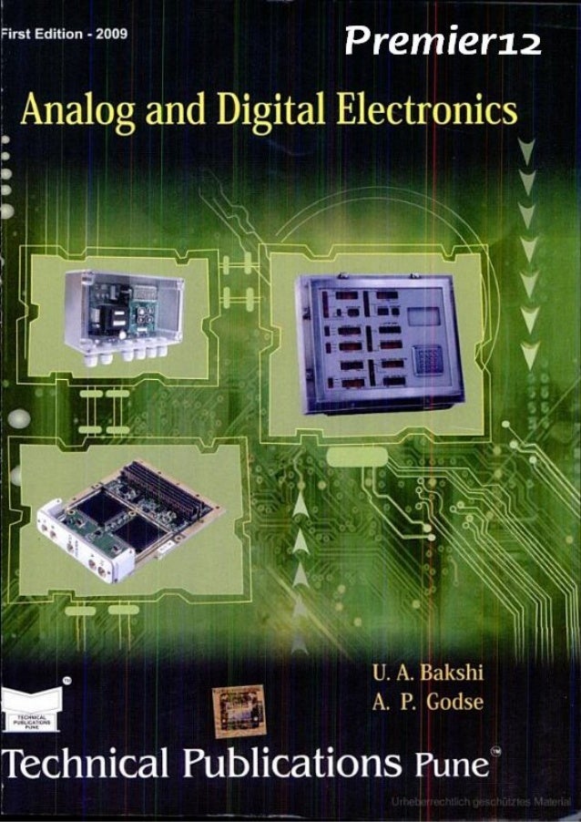 Analog and digital electronics by u a bakshi