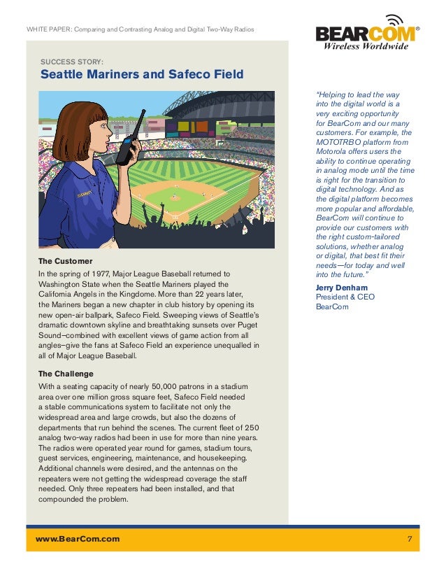 Analog and digital two way radios comparison whitepaper by