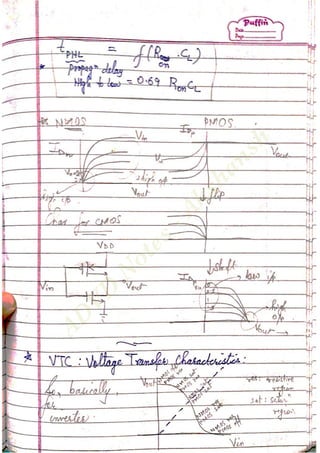 Analog and Digital VLSI Design Notes - Akshansh | PDF