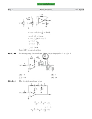 Analog circuits | PDF