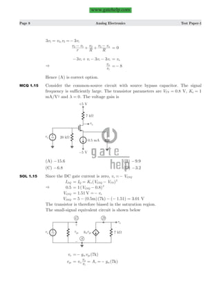 Analog circuits | PDF