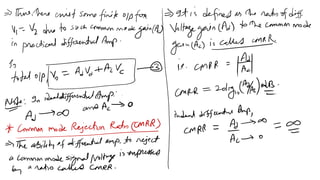 Analog circuits online unit 2, Differential Amplifier | PDF