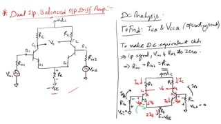 Analog circuits online unit 2, Differential Amplifier | PDF