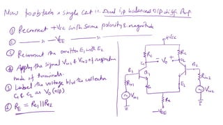 Analog circuits online unit 2, Differential Amplifier | PDF