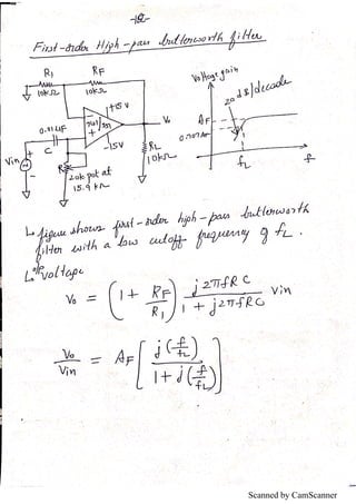 Analog circuits unit 5 | PDF