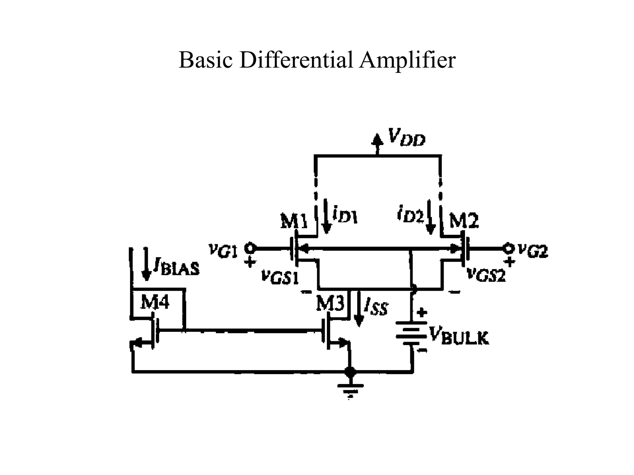 Basic Differential Amplifier
 