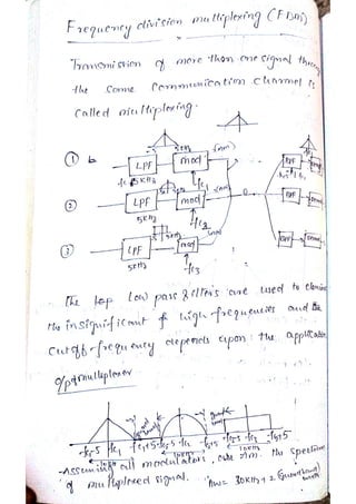 Analog communication notes | PDF