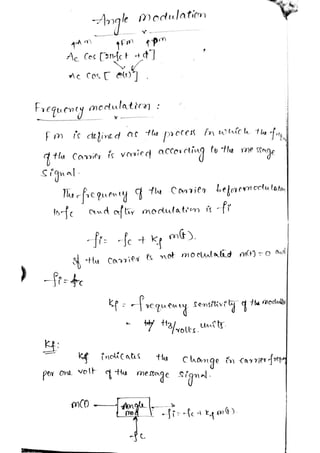 Analog communication notes | PDF