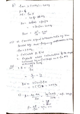Analog communication notes | PDF