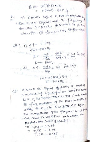 Analog communication notes | PDF