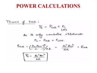 POWER CALCULATIONS
 