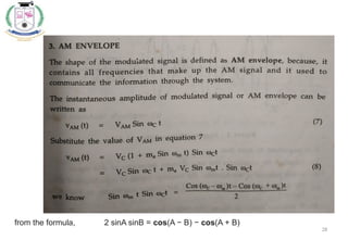 28
from the formula, 2 sinA sinB = cos(A − B) − cos(A + B)
 