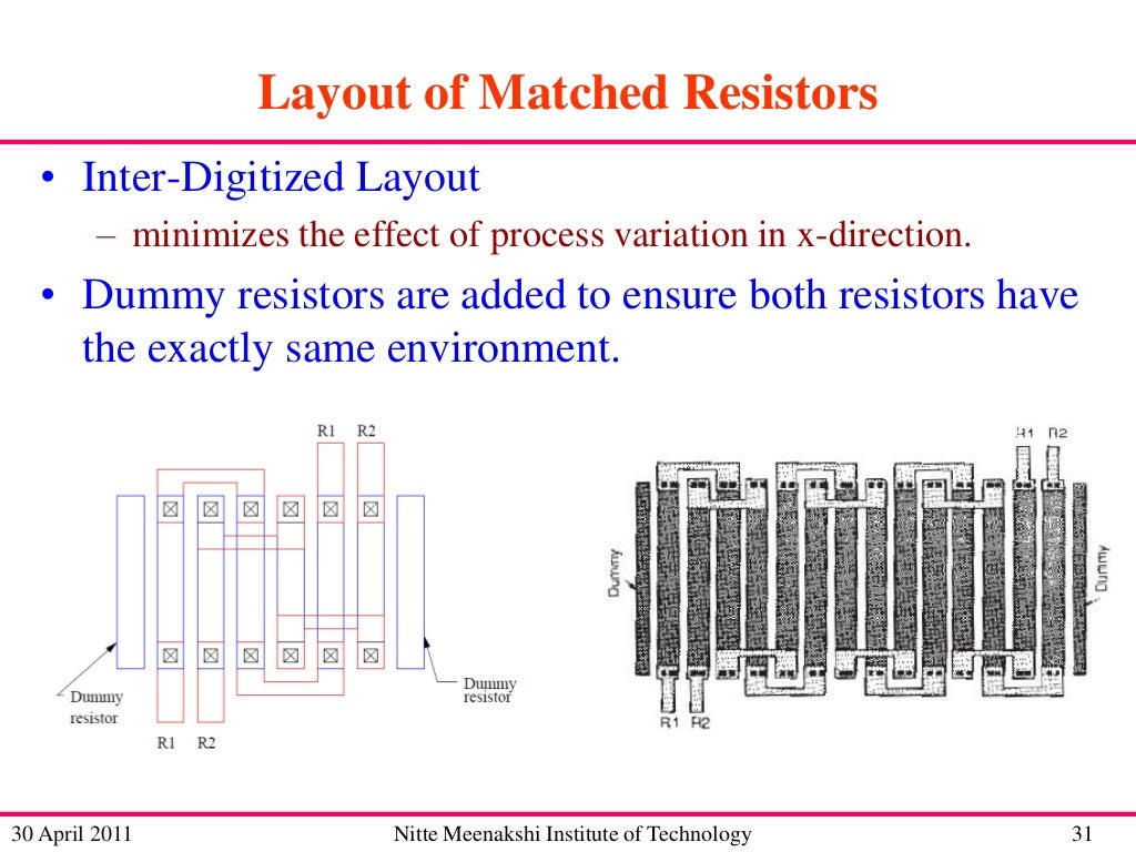 Analog Layout design