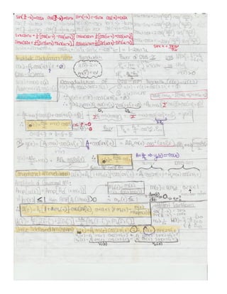 Am Formula Paper Analog & digital comm exam(s) hand written formula sheets | PDF
