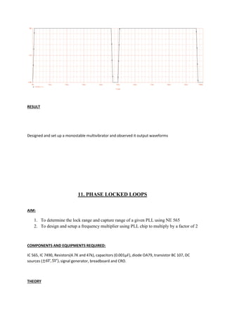 Analog electronics LAB MANUAL | PDF