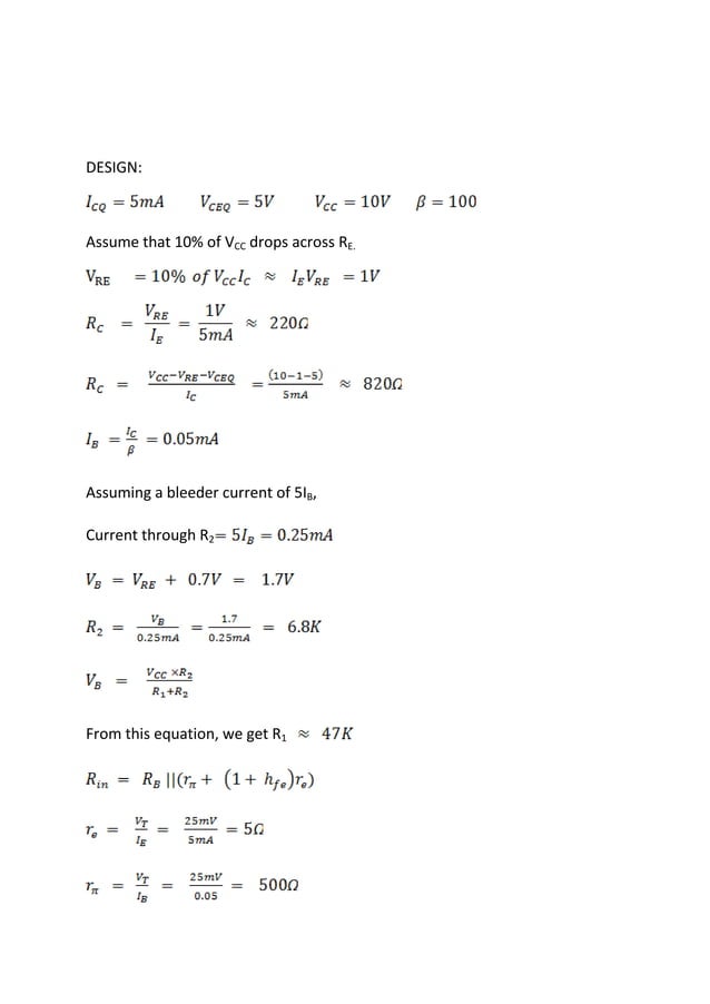 Analog electronics LAB MANUAL PDF