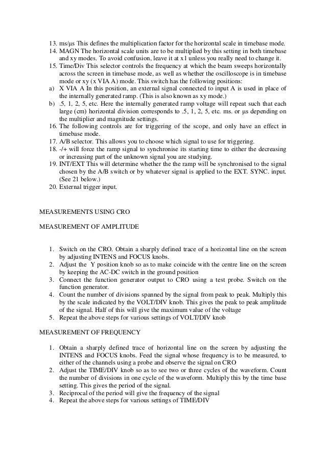 Analog Electronics Lab Manual - 5