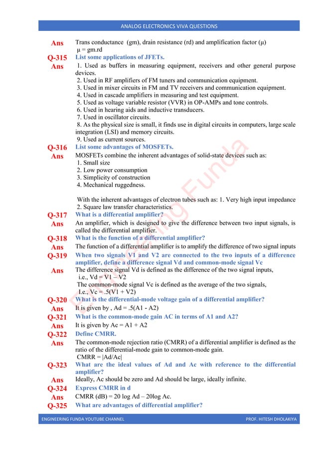 Analog Electronics interview and viva questions.pdf