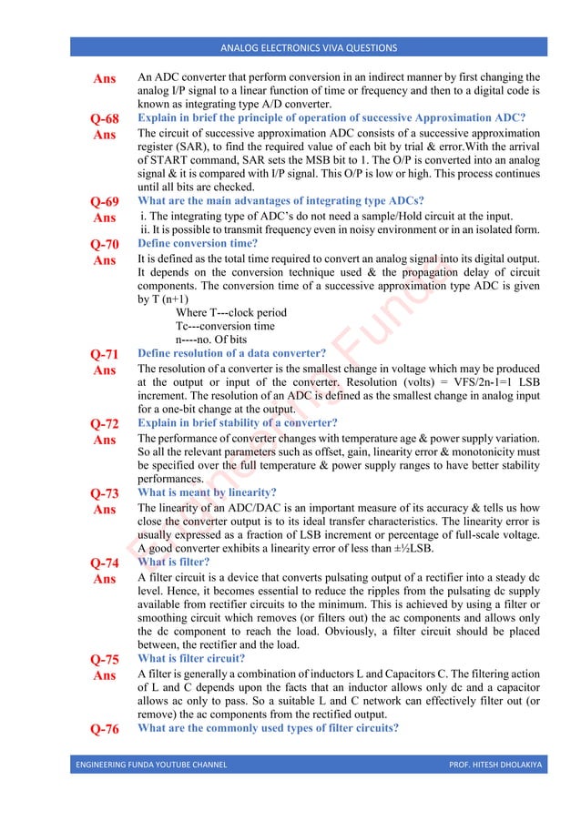 Analog Electronics interview and viva questions.pdf
