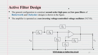 Comprehensive Guide to Active and Passive Analog Filters in Electronics ...