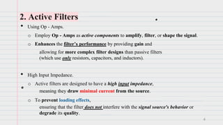 Comprehensive Guide to Active and Passive Analog Filters in Electronics ...
