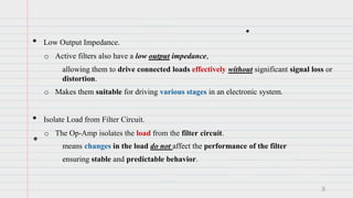 Comprehensive Guide to Active and Passive Analog Filters in Electronics ...