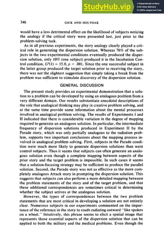 Analogical Problem Solving | PDF