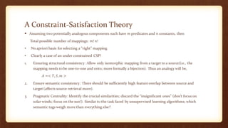 A Constraint-Satisfaction Theory
•
 