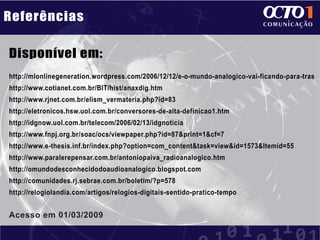 Mundo Analogico x Digital