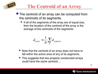 Segments Array Fundamentals of Analog IC Design - Presentation | PPT