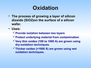 Ic Oxidation Process Design Flow of Analog IC Design - Presentation | PPT