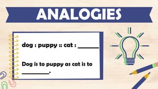 Analogies Lesson for Grade 7 students 2023 | PPTX