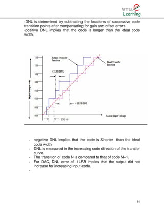 Dnl Error Analog mixed vlsi notes | PDF