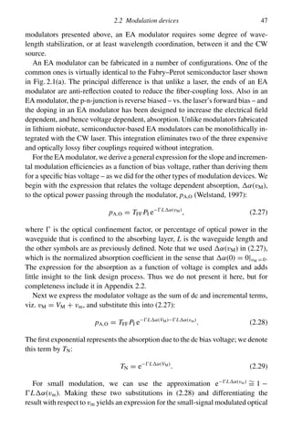 Insight Modulator Line Modulator Analog optical link | PDF