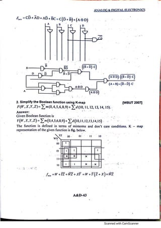Analog electronic circuits 