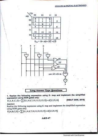 Analog electronic circuits 
