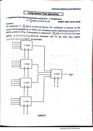 Analog electronic circuits 