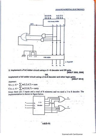 Analog electronic circuits 
