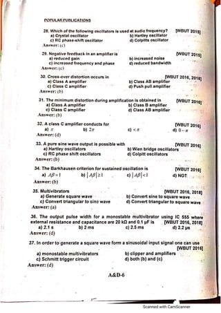 Analog electronic circuits 